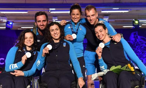 club schermistico partenopeo scherma napoli spada paralimpica in carrozzina